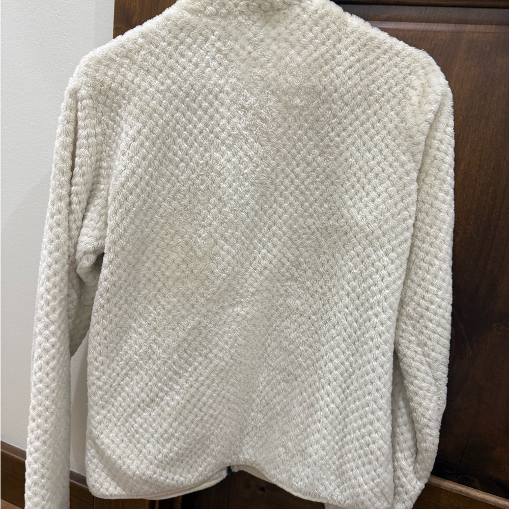 Columbia Cream Full-Zip Teddy Fleece Jacket - Picture 5 of 5